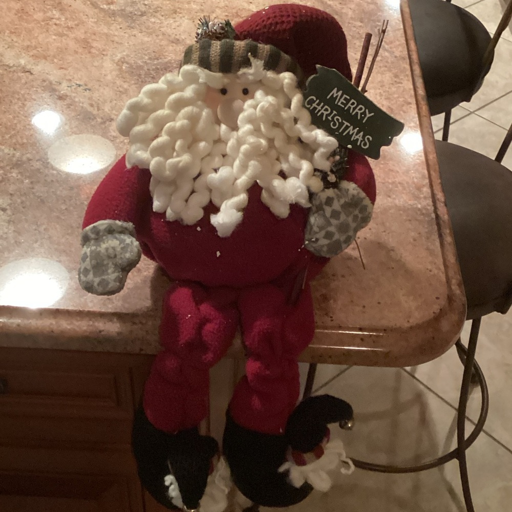 Santa Plush Christmas Decoration